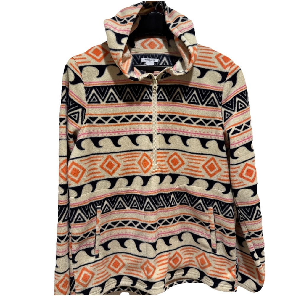 O'Neill Freeman Sierra Tribal Fleece Hoodie Men's S Pullover Surf Beach Vacation
